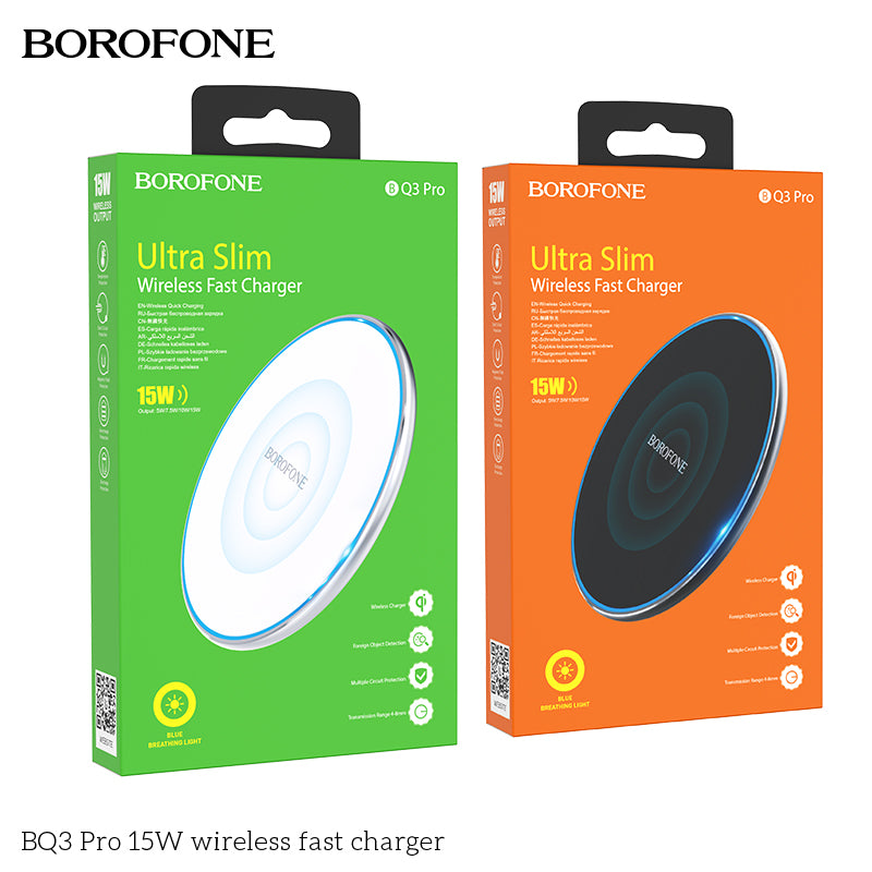 BOROFONE BQ3 Pro 15W Wireless Fast Charger