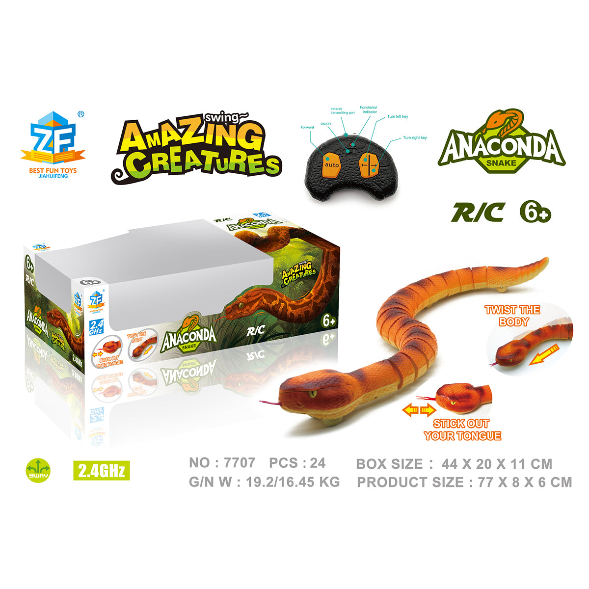 JIAHUIFENG Remote Control Animals