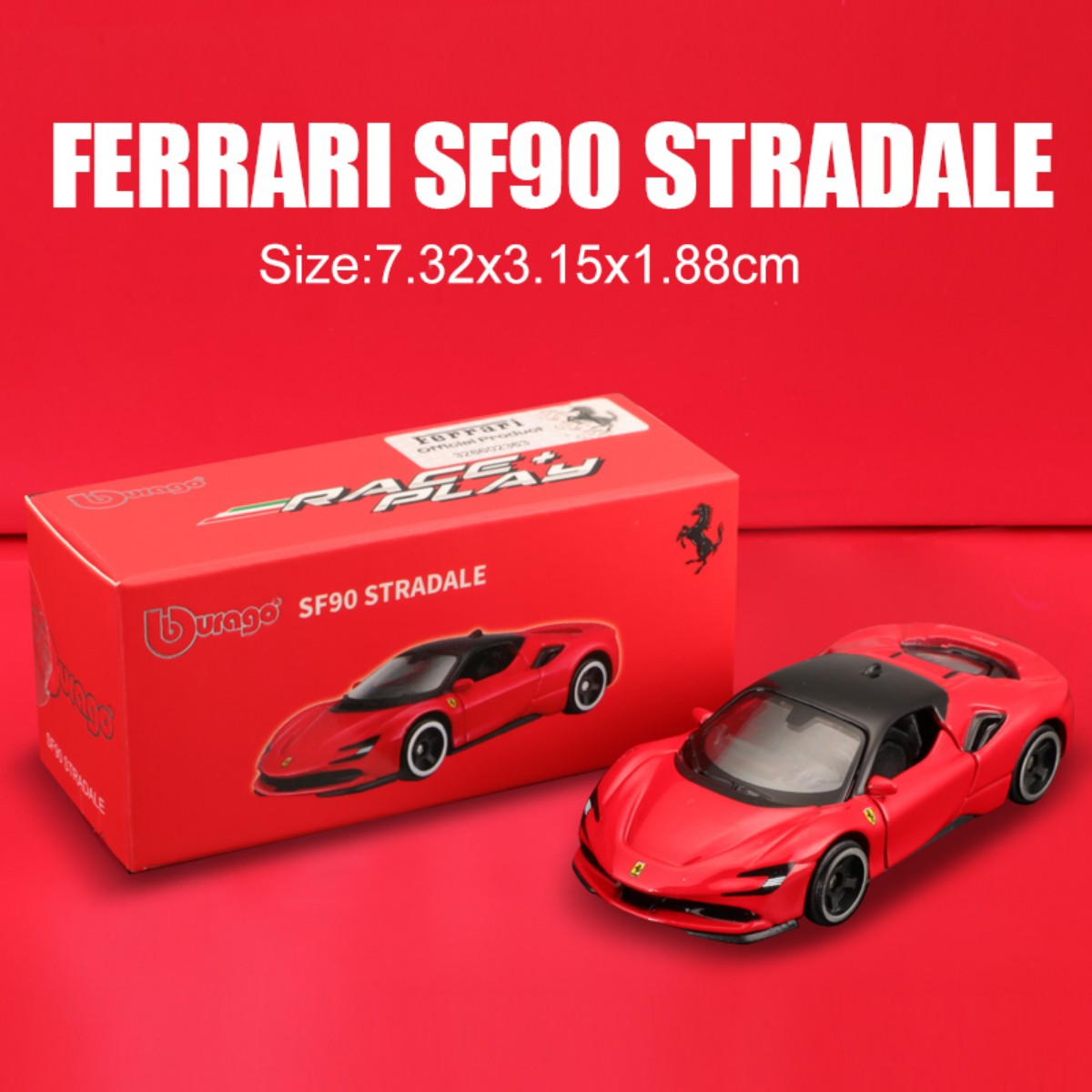 Bburago 1:64 Ferrari Alloy Model Cars - HugmieToys