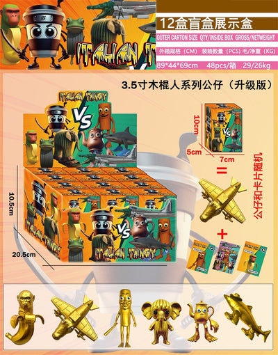 Italian Brainrot Tung Tungtung Sahur Figures Blind Box