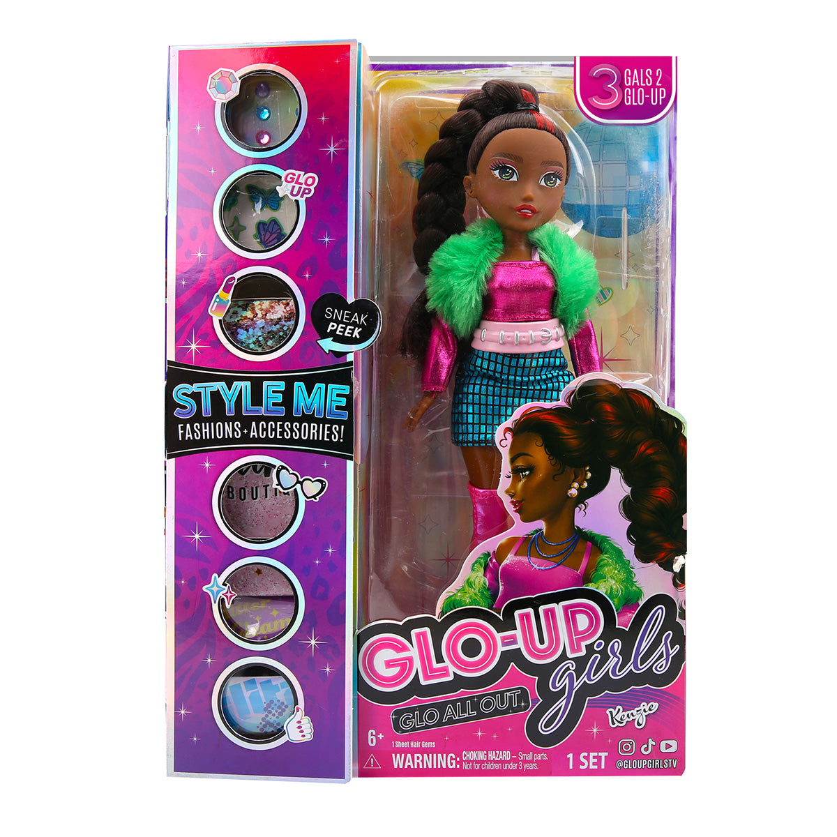 Far Out Toys GLO-UP Girl Dolls
