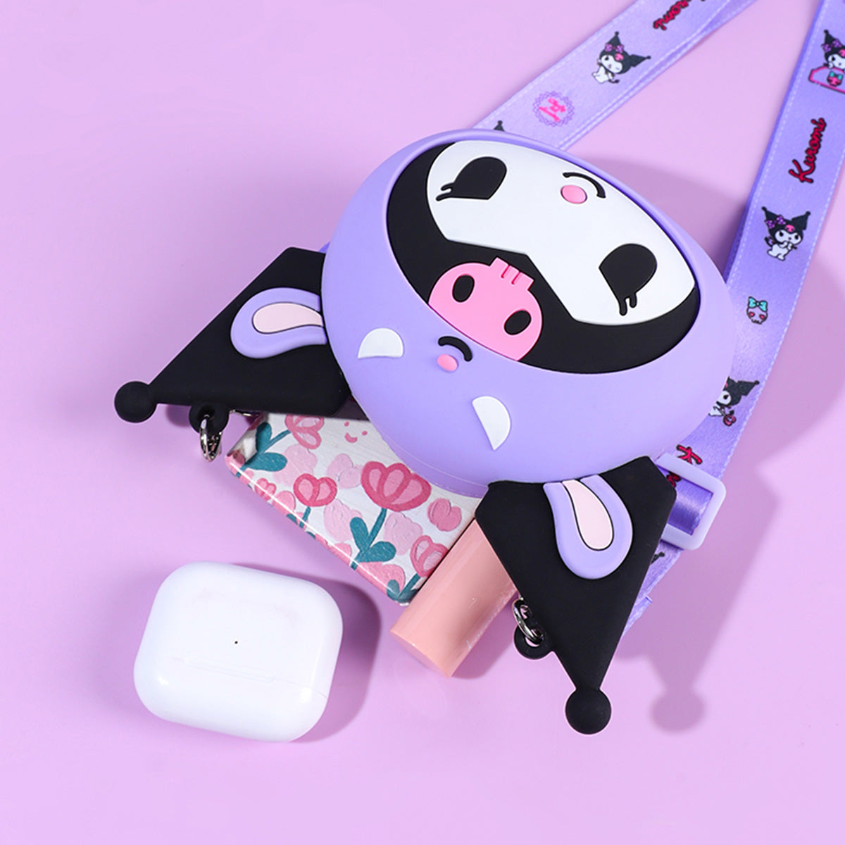Sanrio Characters Mini Silicone Crossbody Bag - HugmieToys