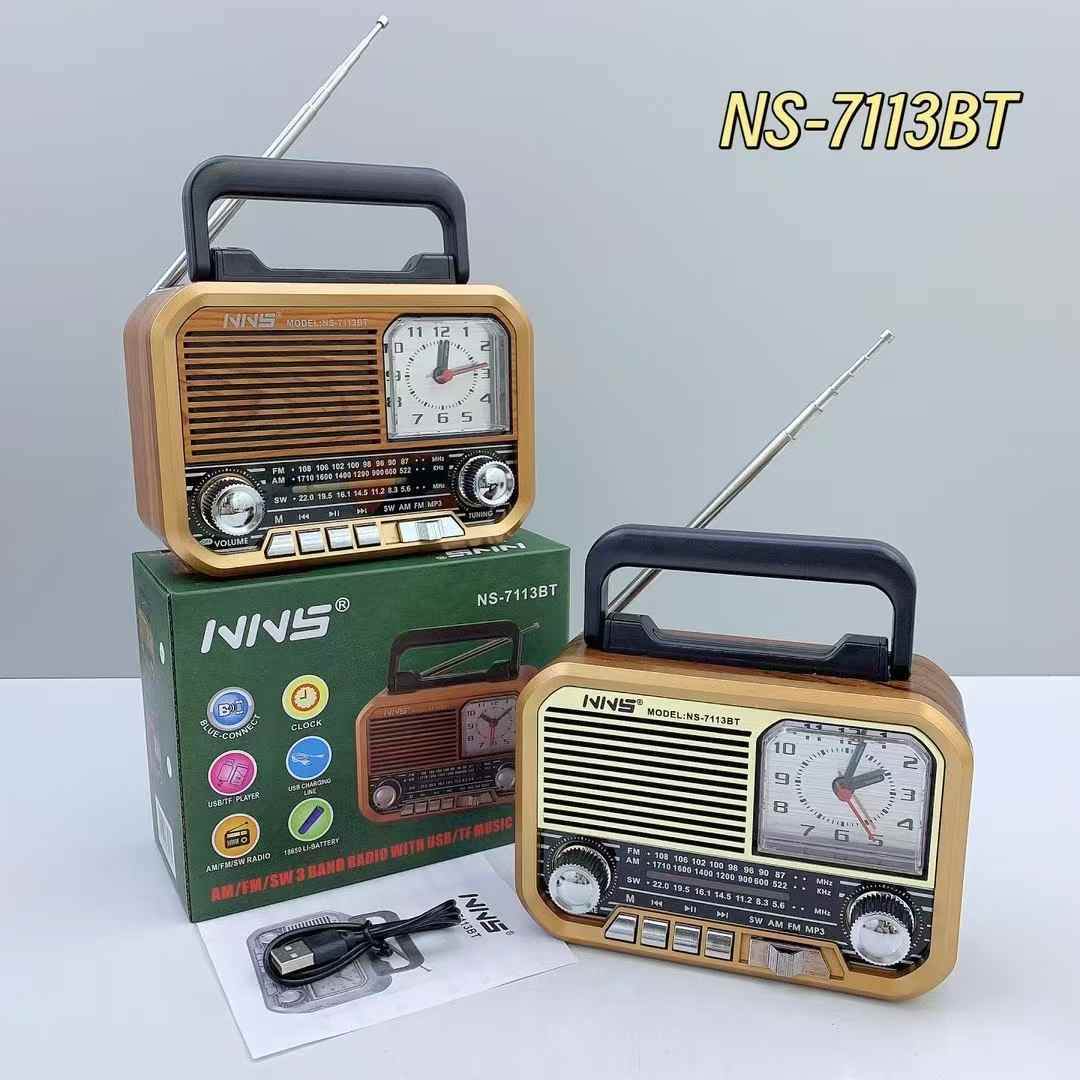 NNS Retro Portable Bluetooth Speaker