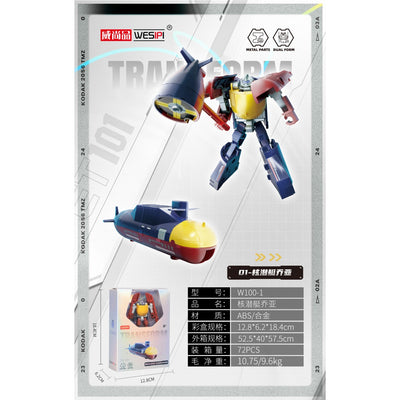 WESIPI Alloy Transform Robotic Action Figure