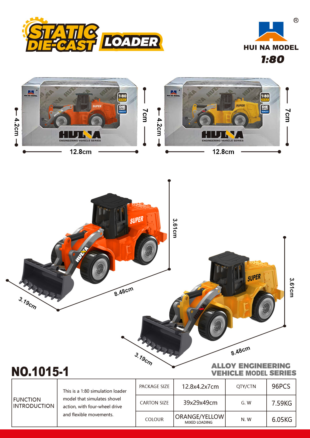 Huina Toy Cars & Trucks