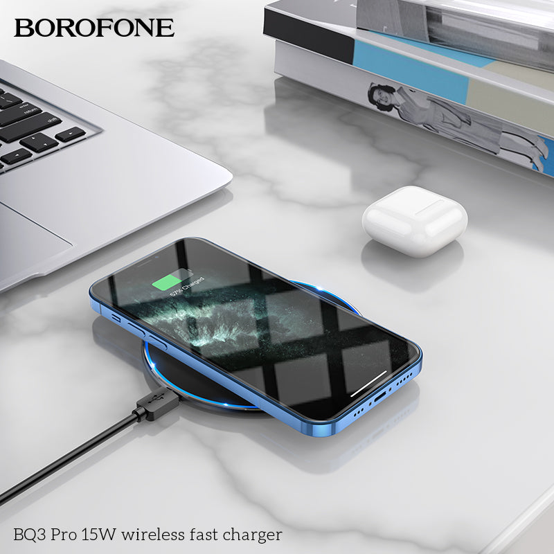 BOROFONE BQ3 Pro 15W Wireless Fast Charger