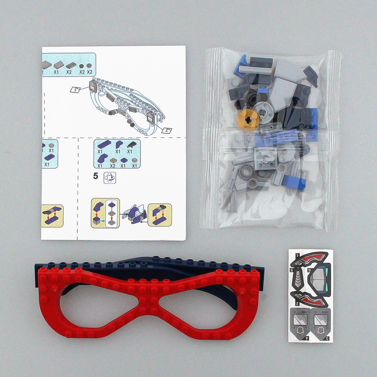 Kids DIY Glasses Building Block Set