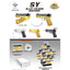 SENYE Half Die-Alloy Soft Bullet Gun Model