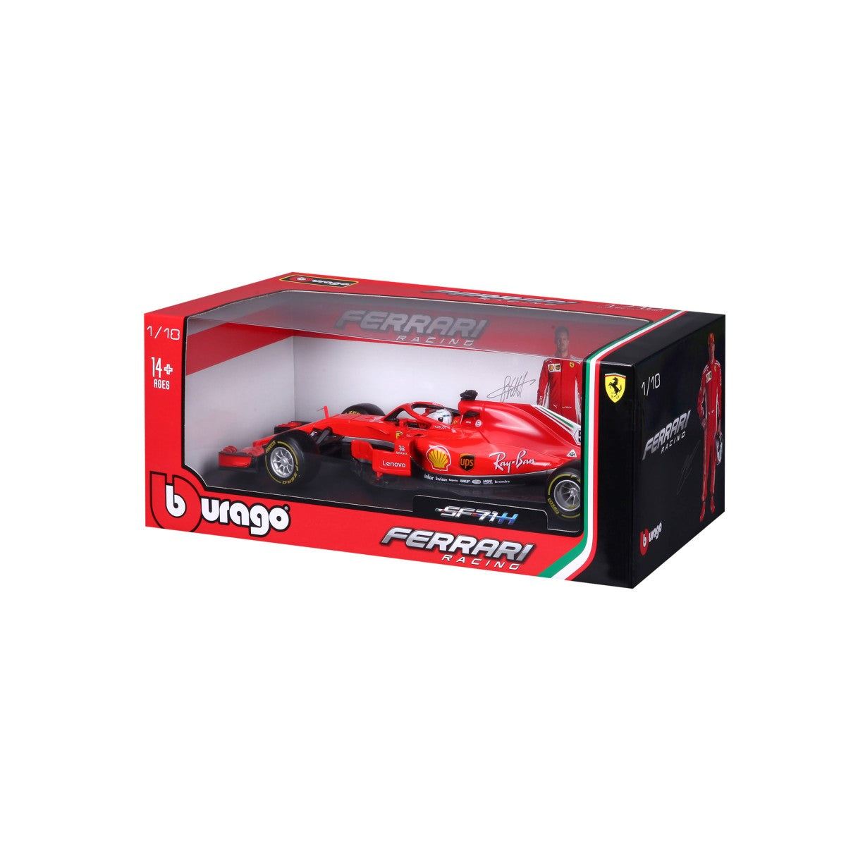 Bburago 1:18 Ferrari F1 Car Model 2018 SF71H