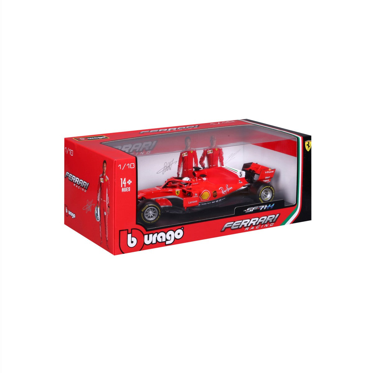 Bburago 1:18 Ferrari F1 Car Model 2018 SF71H