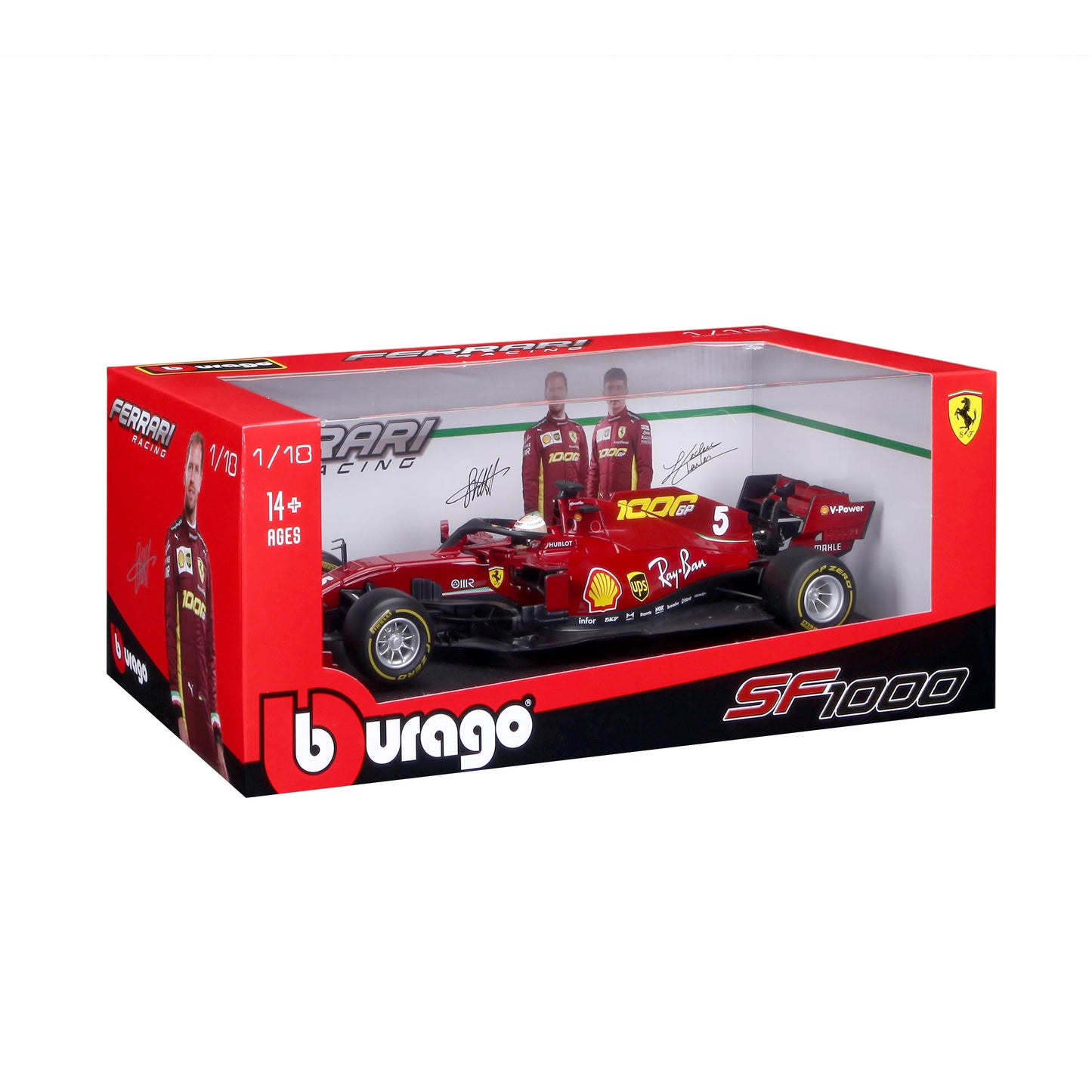 Bburago 1:18 Ferrari F1 Car Model 2020 SF1000