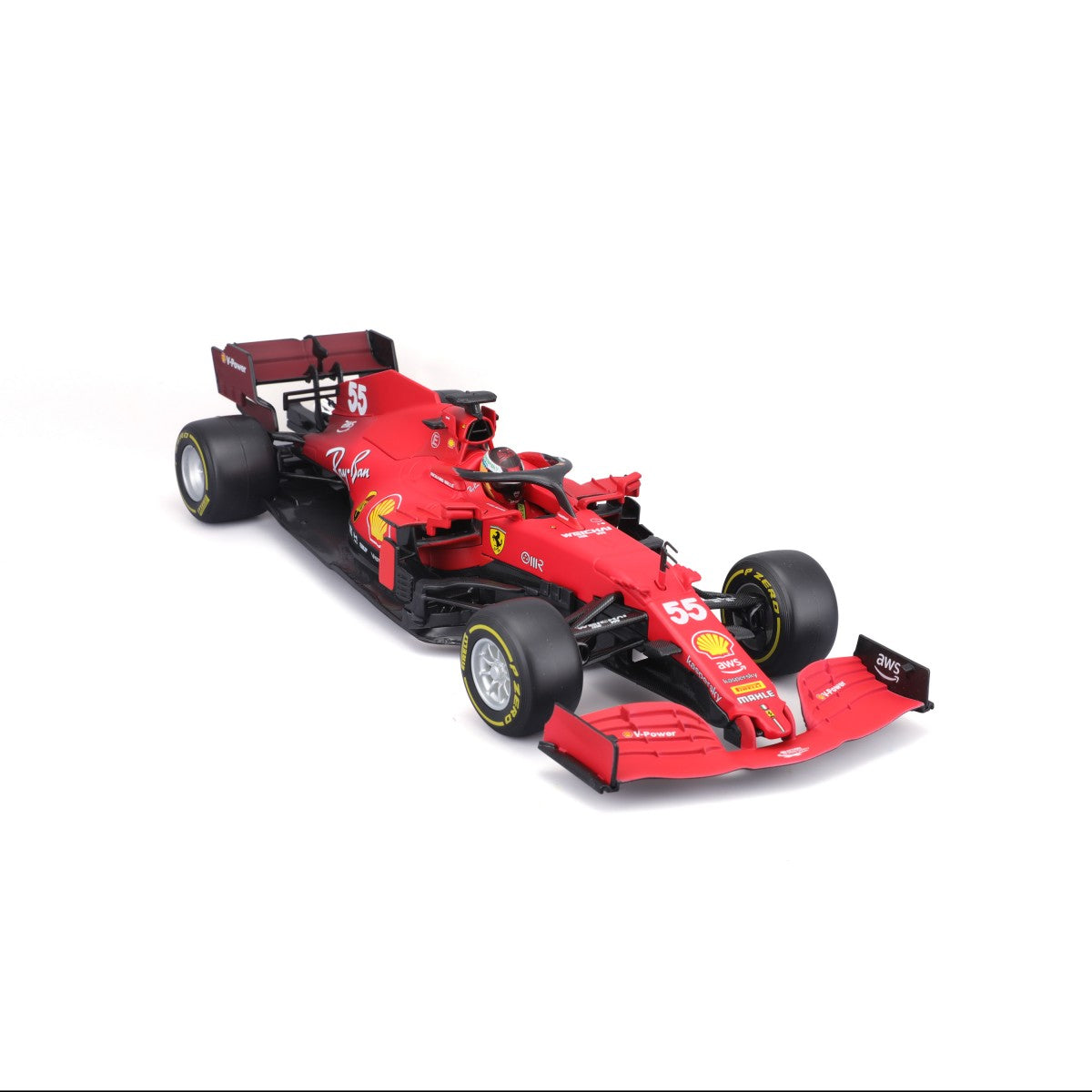 Bburago 1:18 Ferrari F1 Car Model 2021 SF21