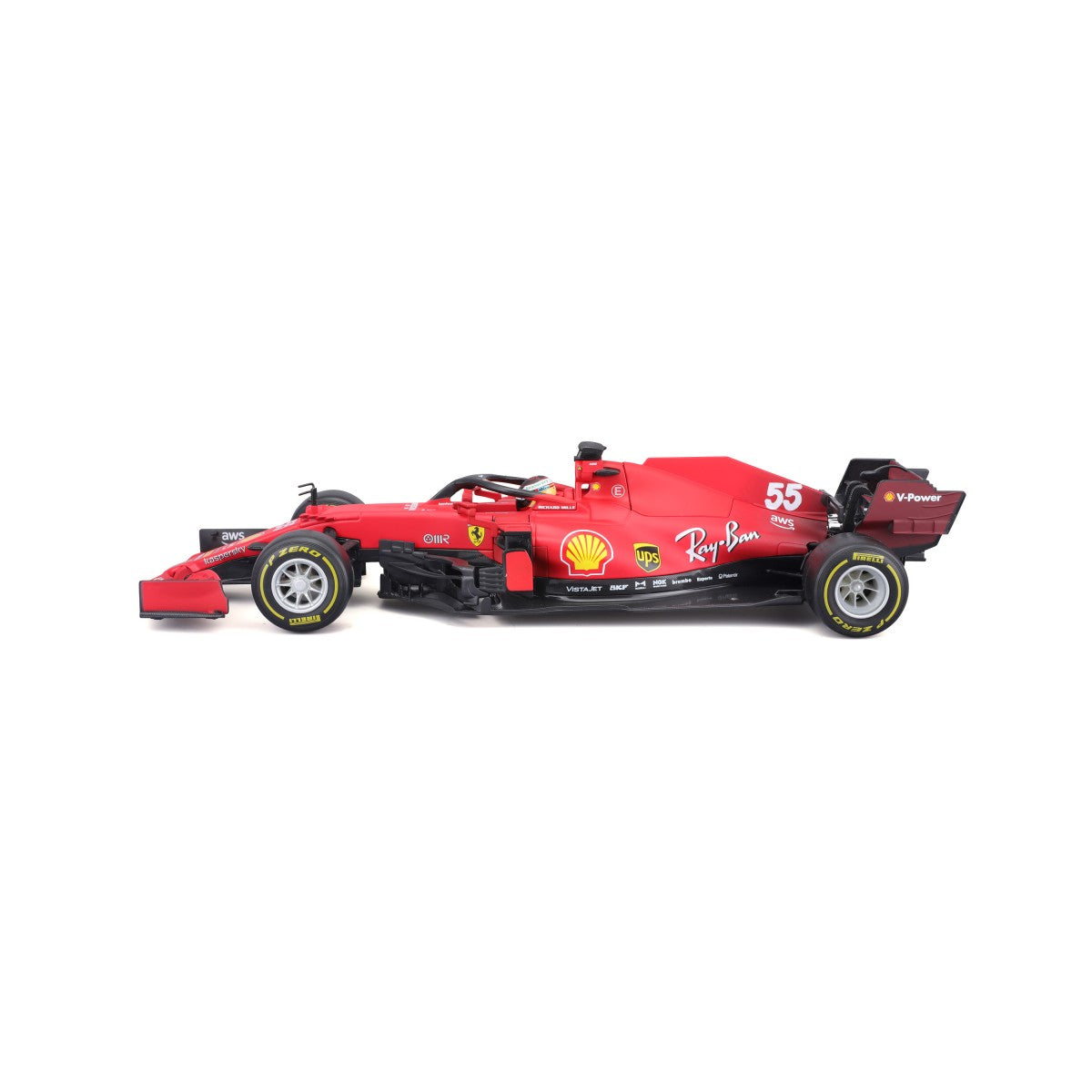 Bburago 1:18 Ferrari F1 Car Model 2021 SF21