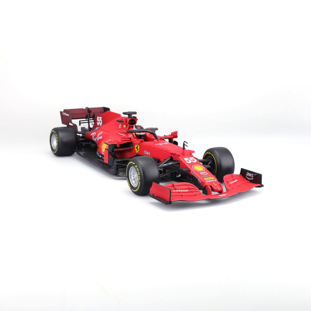 Bburago 1:18 Ferrari F1 Car Model 2021 SF21