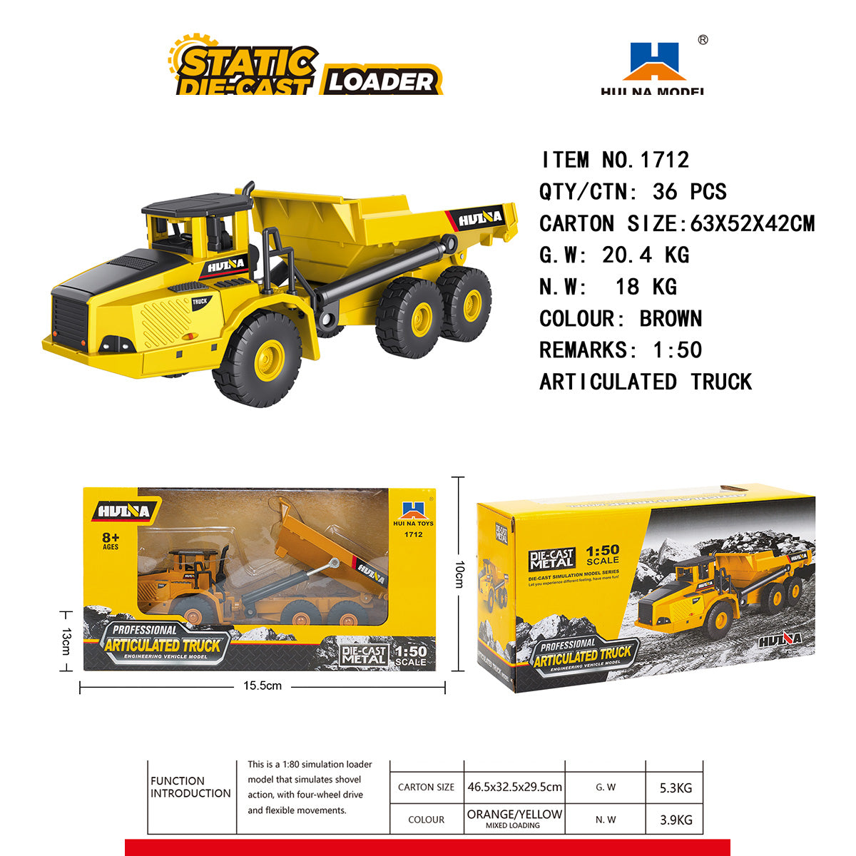 Huina Toys Cars & Trucks