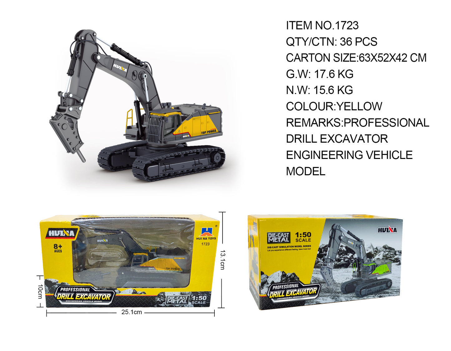 Huina Alloy Vehicles Model