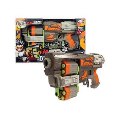 FJ9008 Soft Foam Dart Blaster Toy Gun with 14 Bullets - HugmieToys