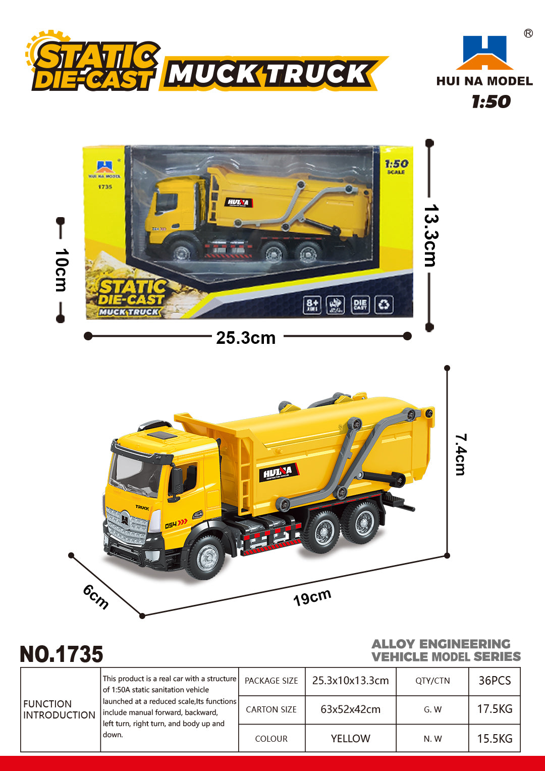 Huina Toys Cars & Trucks