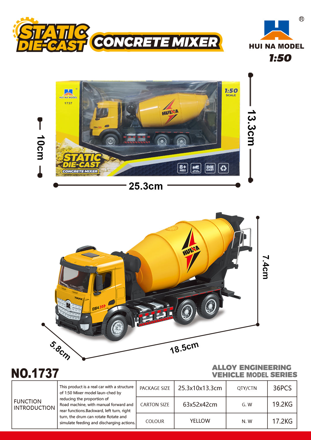 Huina Toy Cars & Trucks