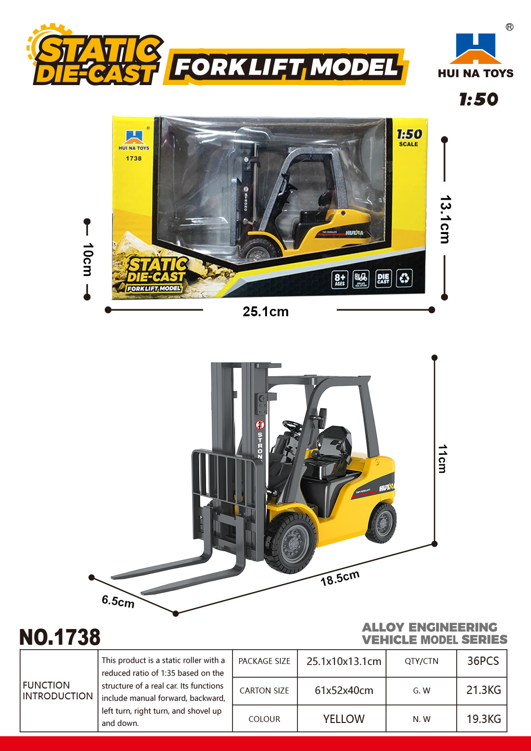 Huina Toy Cars & Trucks