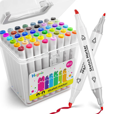 HugmieToys Double Tipped Permanent Marker Pens