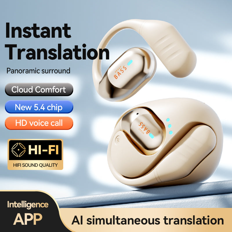 BASS AI-2 AI Translation Open Earphones