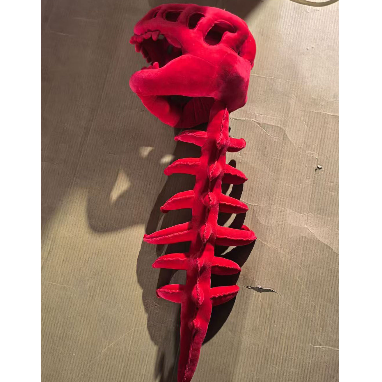 Dinosaur Skeleton Plush Headgear