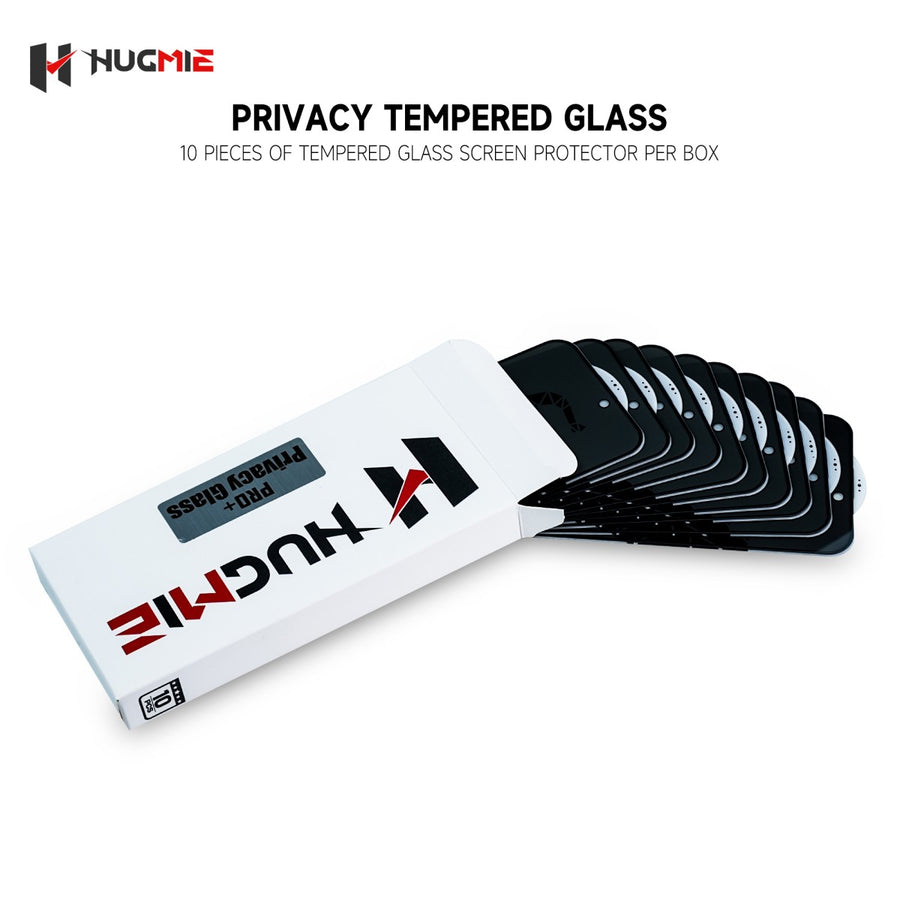(10pcs/pack) Hugmie® Privacy Glass (iPhone) Screen Protector