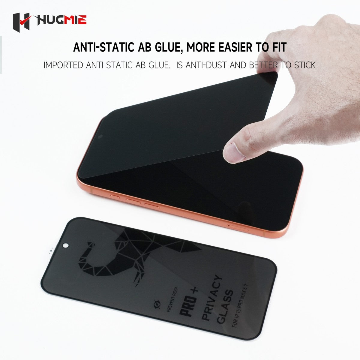 (10pcs/pack) Hugmie® Privacy Glass (iPhone/Samsung) Screen Protector