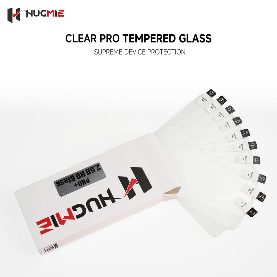 (10pcs/pack) Hugmie® 2.5D Glass (iPhone/Samsung) Screen Protector
