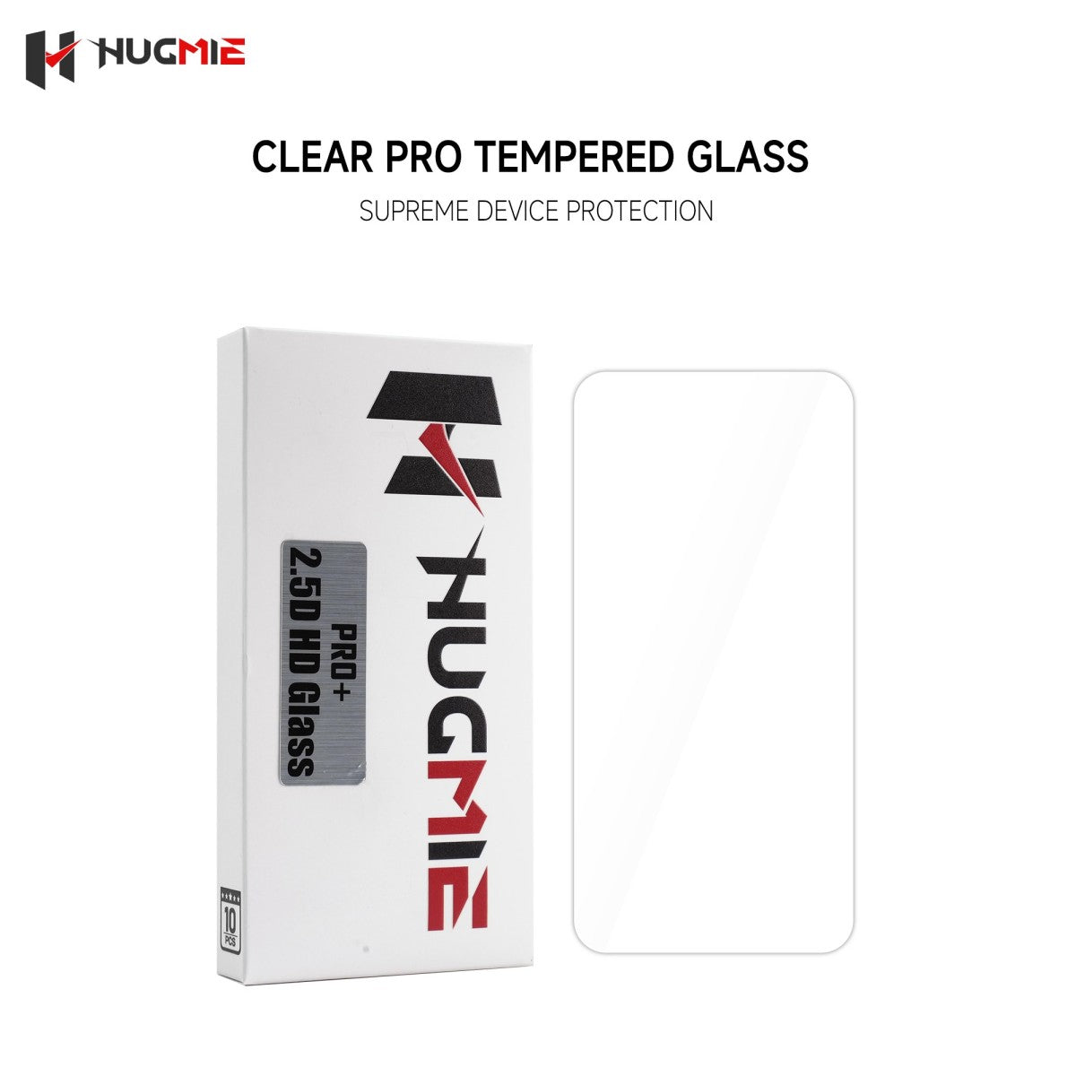 (10pcs/pack) Hugmie® 2.5D Glass (iPhone/Samsung) Screen Protector