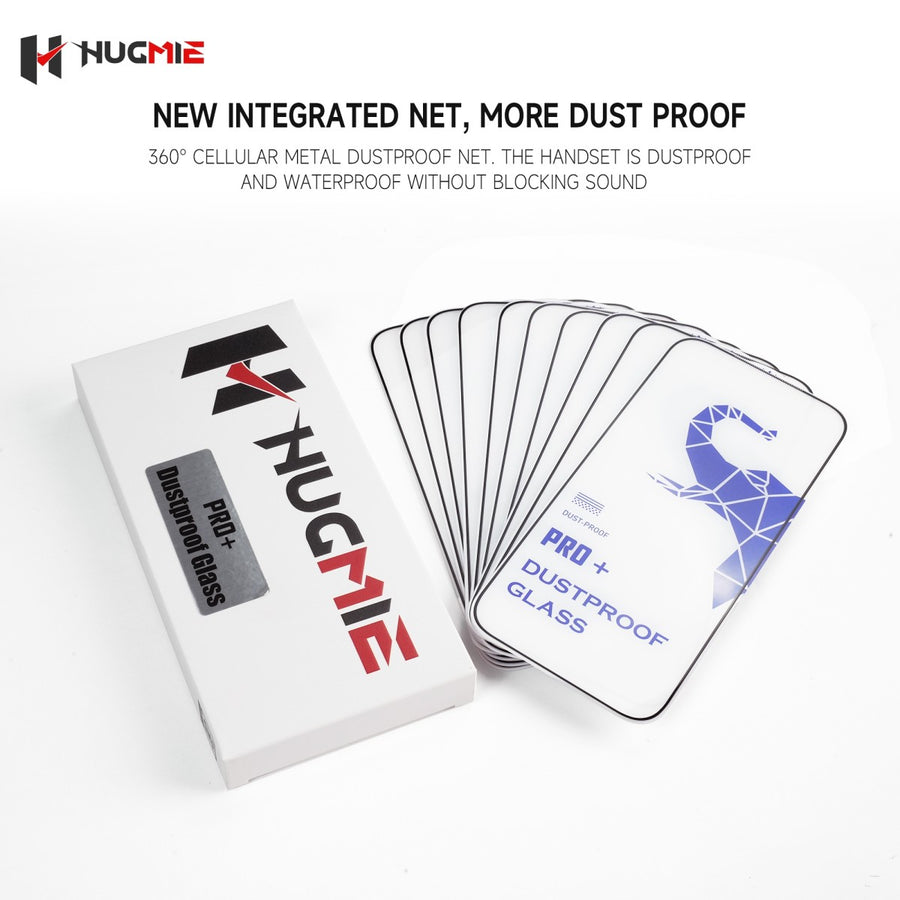 (10pcs/pack) Hugmie® Dustproof Glass (iPhone/Samsung) Screen Protector
