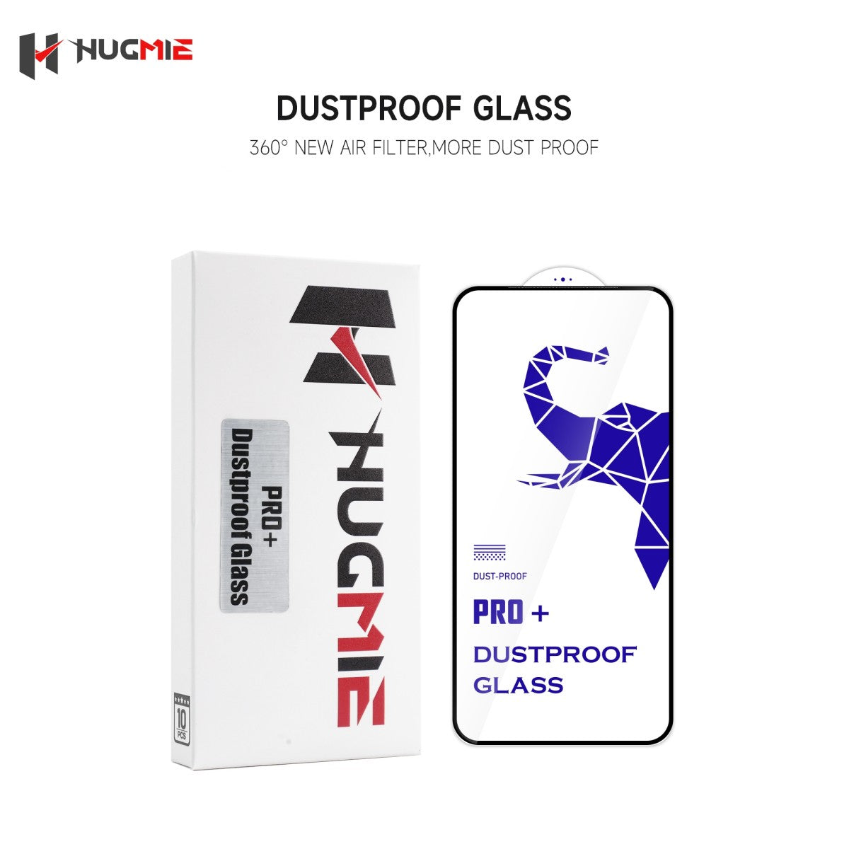 (10pcs/pack) Hugmie® Dustproof Glass (iPhone/Samsung) Screen Protector