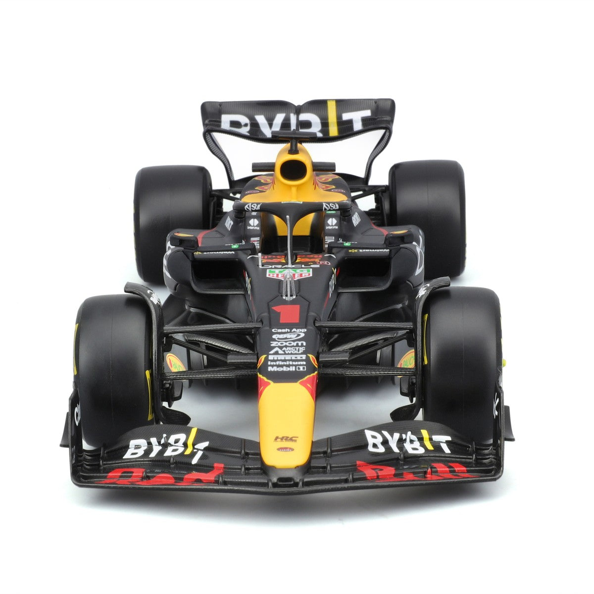 Bburago 1:24 F1 Car Model Red Bull Racing RB19 #1 Max Verstappen w/Figurine