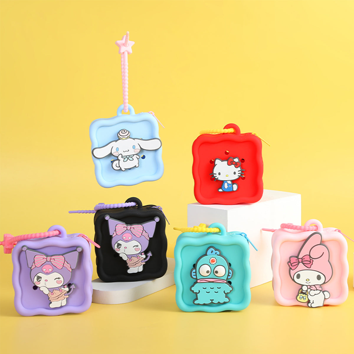 Cartoon Silicone Mini Pouch