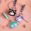 Cartoon Silicone Coin Purse Keychain