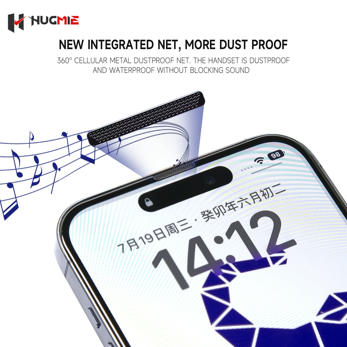 Hugmie® Dustproof KING Glass (iPhone/Samsung) Screen Protector
