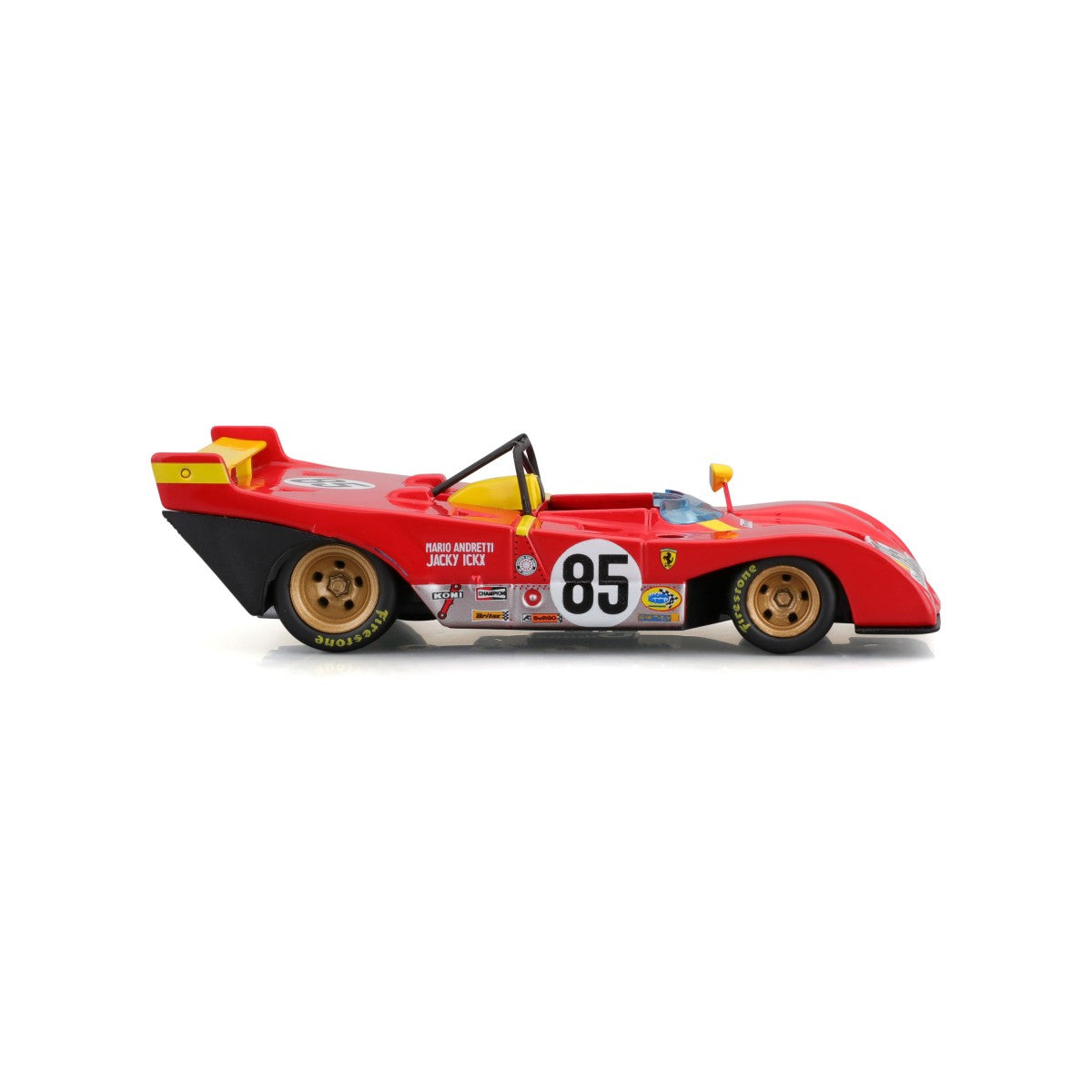 Bburago 1:43 Ferrari 312 P 1972 Alloy Model Car