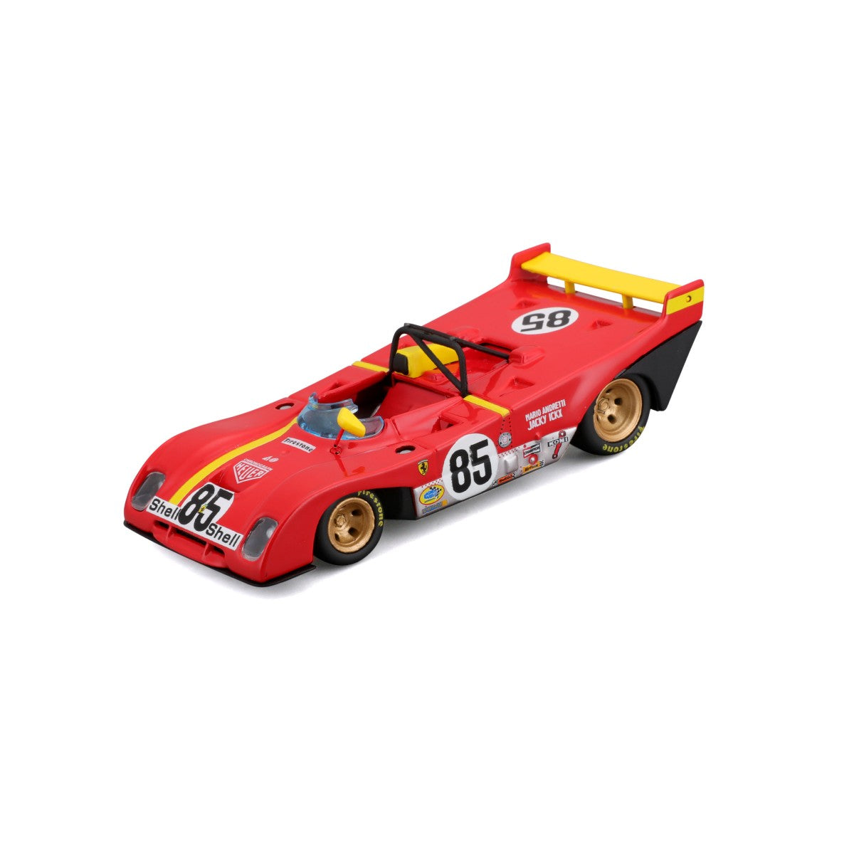 Bburago 1:43 Ferrari 312 P 1972 Alloy Model Car