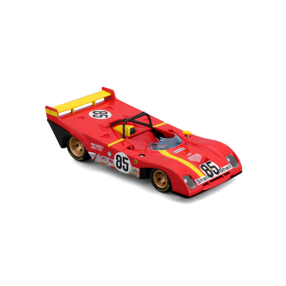 Bburago 1:43 Ferrari 312 P 1972 Alloy Model Car