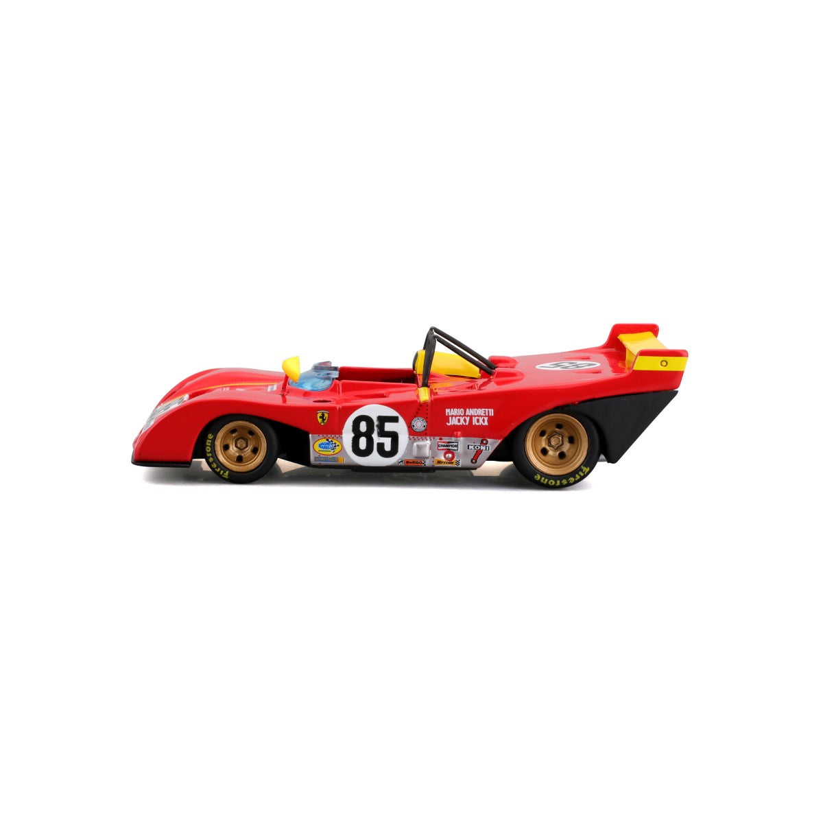 Bburago 1:43 Ferrari 312 P 1972 Alloy Model Car