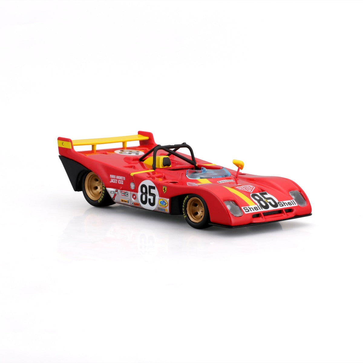 Bburago 1:43 Ferrari 312 P 1972 Alloy Model Car