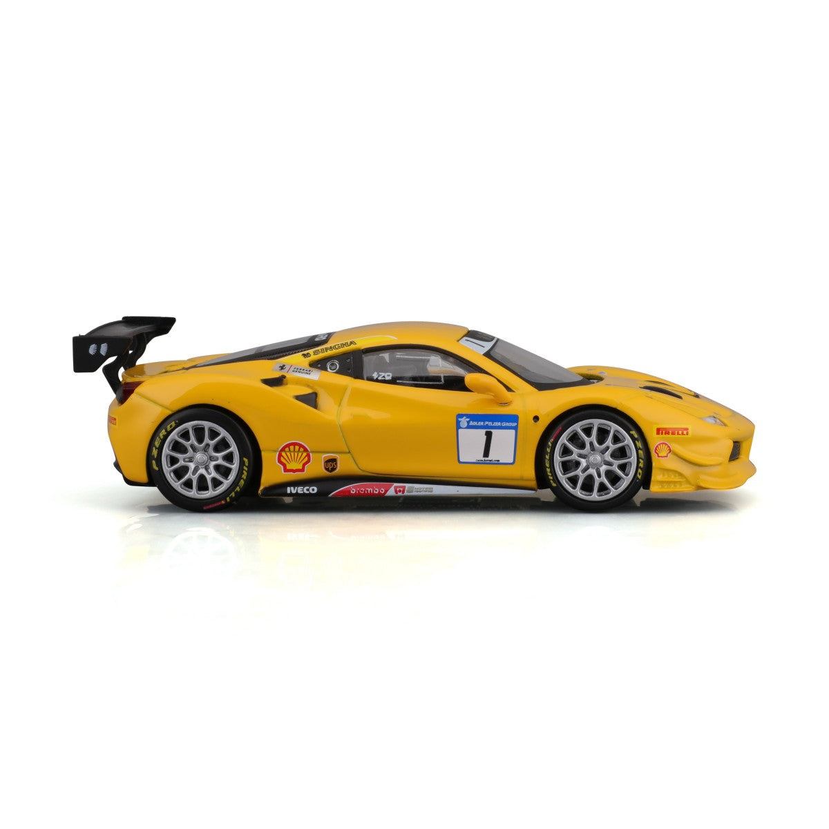 Bburago 1:43 Ferrari 488 Challenge 2017 Alloy Model Car