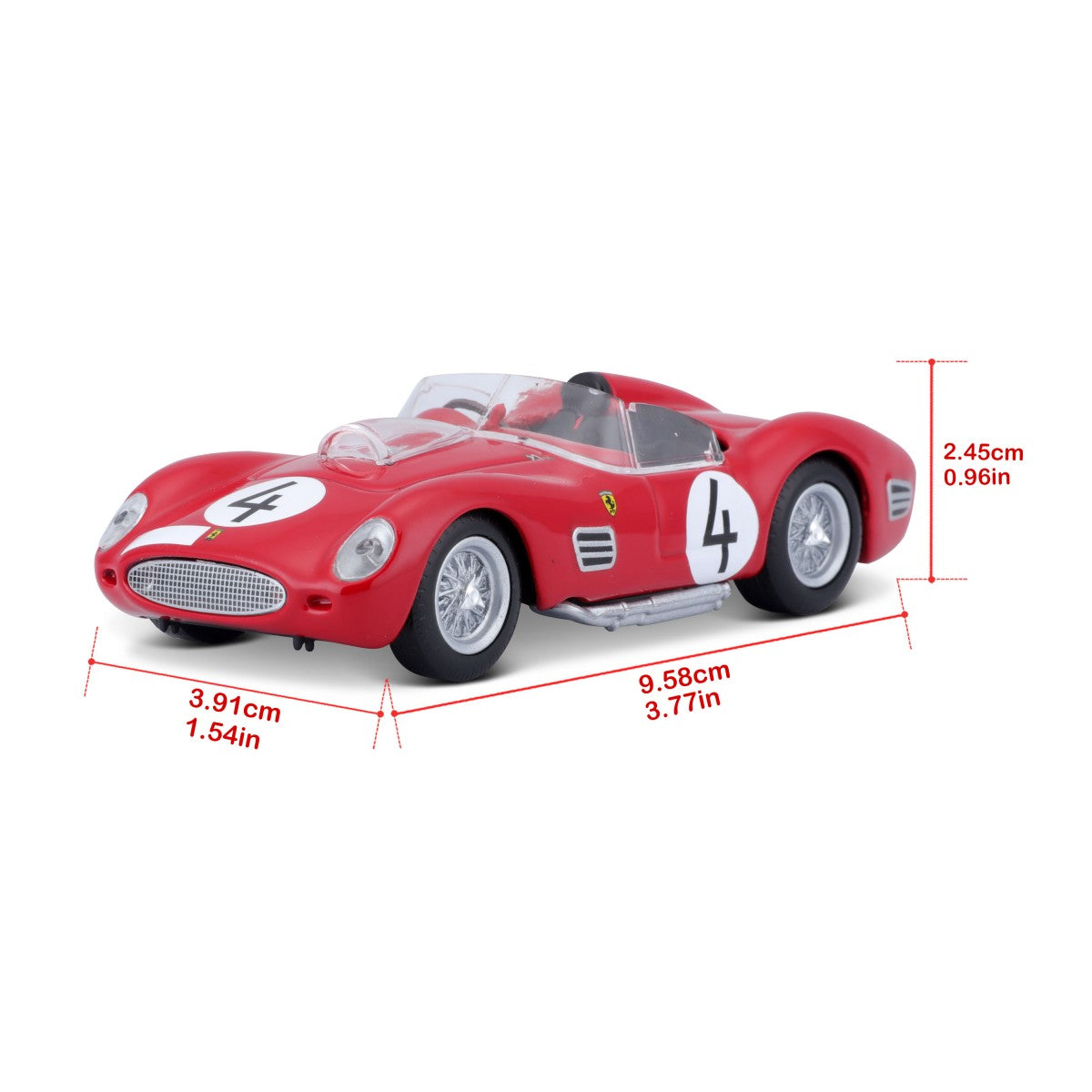 Bburago 1:43 Ferrari 250 Testa Rossa 1959 Alloy Model Car