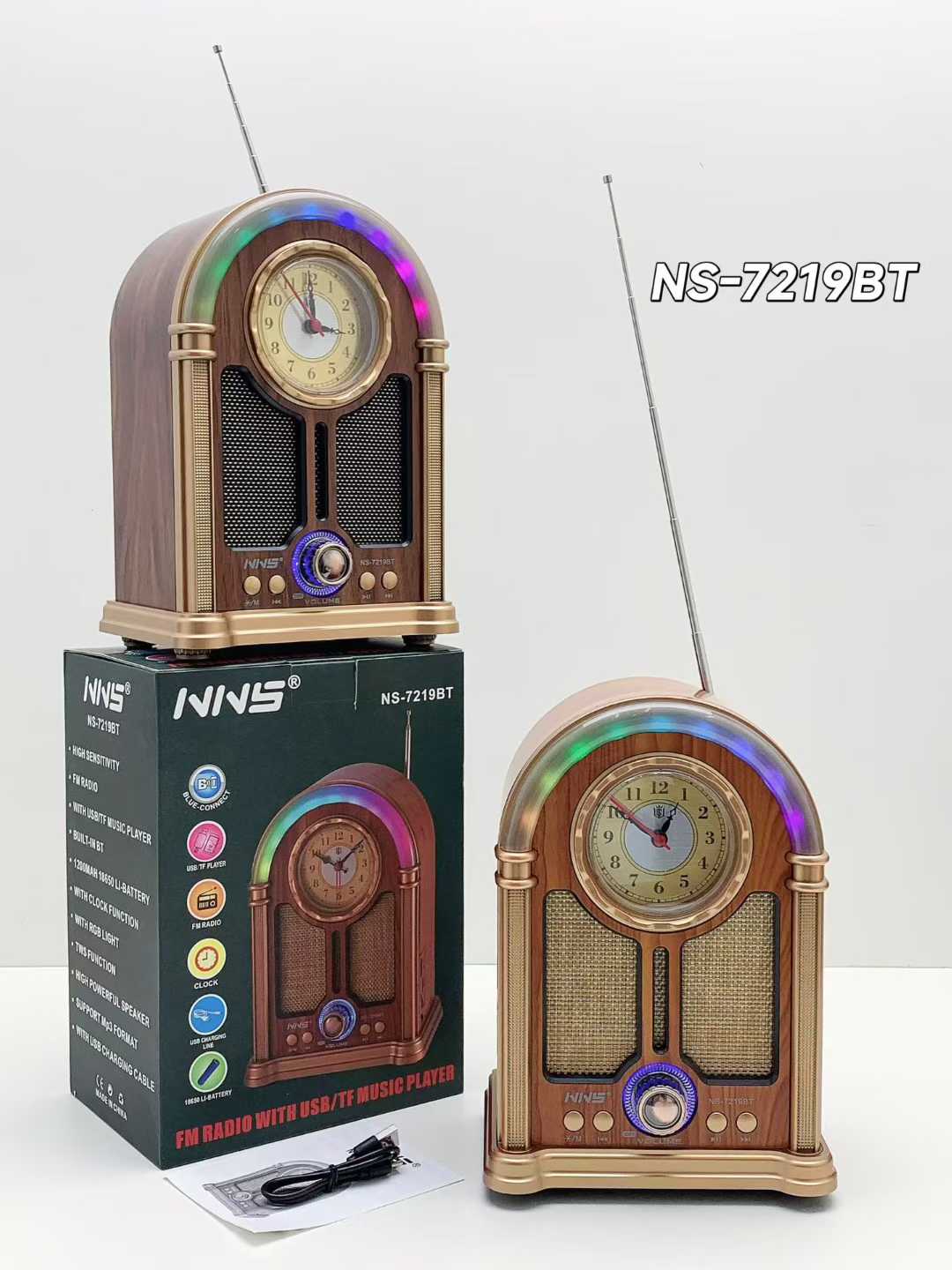 NNS Retro Portable Bluetooth Speaker