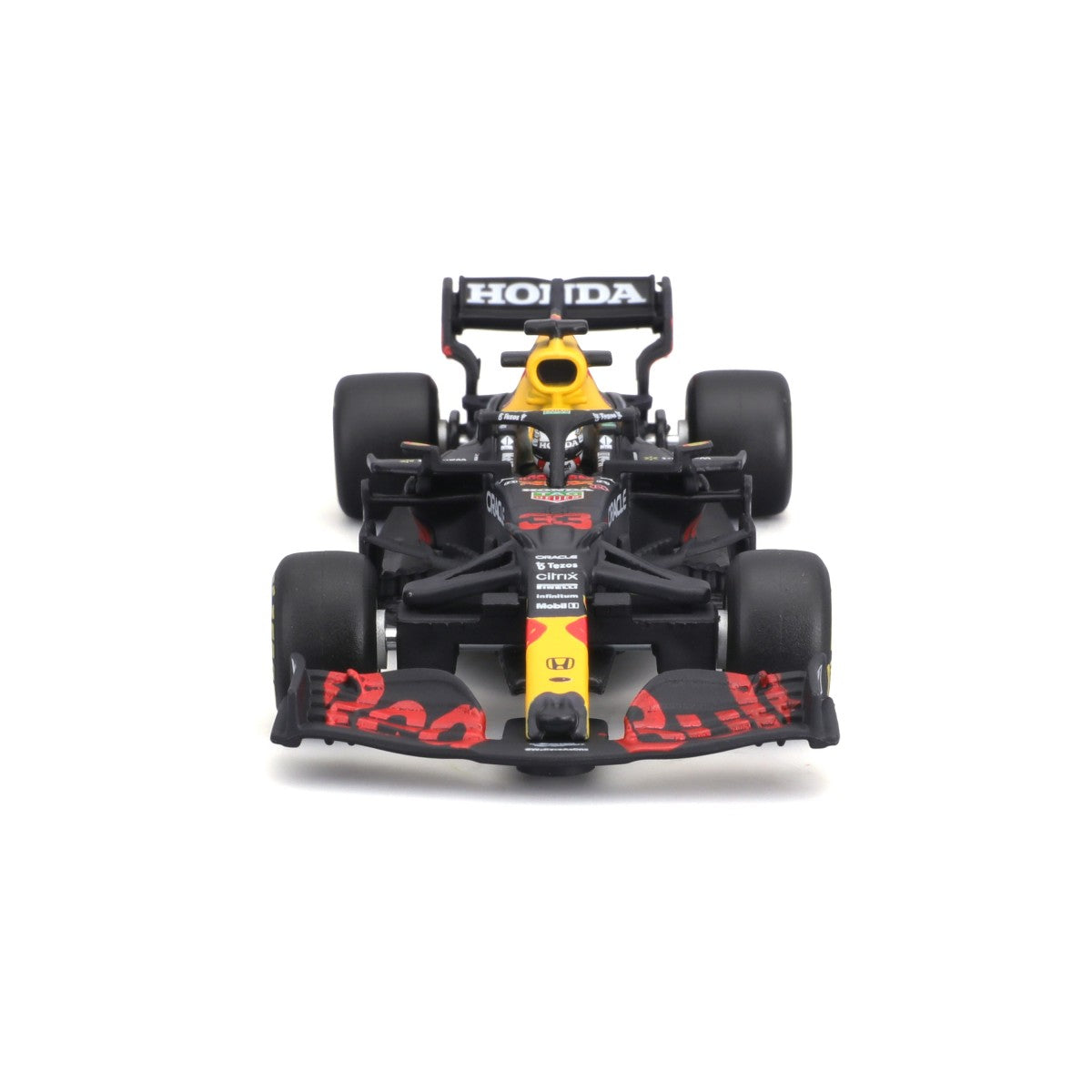 Bburago 1:43 F1 Red Bull Racing RB16B #33 Max Verstappen w/Helmet