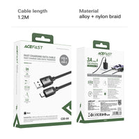 ACEFAST USB-A to USB-C Spring Charging Data Cable