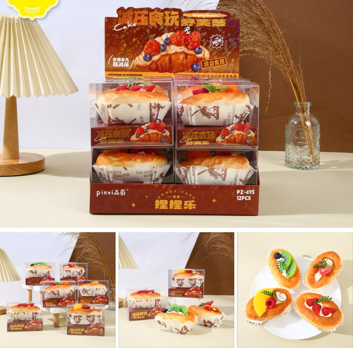 PINVI Kawaii Food Squishies