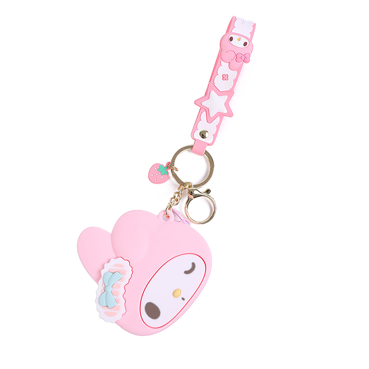 Cartoon Silicone Coin Purse Keychain