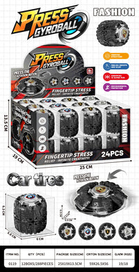 Wofu Press Gyroball for Fingertip Stress Relief